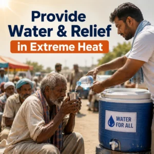 Provide Water & Relief in Extreme Heat